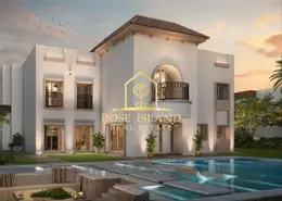 Outdoor House image for: Villa - 5 Bedrooms - 6 Bathrooms for sale in Fay Alreeman - Al Shamkha - Abu Dhabi, Image 1