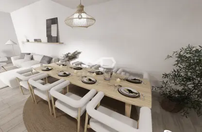 صورة لـ غرفة المعيشة / غرفة الطعام شقة - 3 غرف نوم - 4 حمامات للبيع في المدينة المستدامة - جزيرة ياس - جزيرة الياس - أبوظبي ، صورة رقم 1