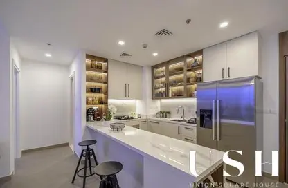 صورة لـ مطبخ شقة - 2 غرف نوم - 2 حمامات للبيع في سمفونية - تاون سكوير - دبي ، صورة رقم 1