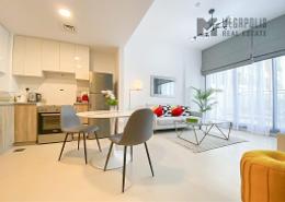 Living / Dining Room image for: Apartment - 1 bedroom - 2 bathrooms for rent in UNA Apartments - Town Square - Dubai, Image 1