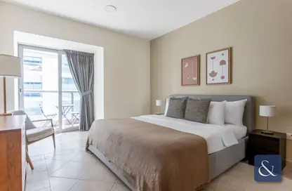 شقة - غرفة نوم - 2 حمامات للايجار في برج الأميرة - دبي مارينا - دبي