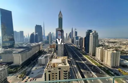 شقة - غرفة نوم - 2 حمامات للايجار في برج ميز - شارع الشيخ زايد - دبي