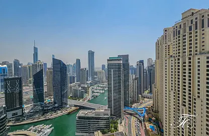 شقة - 2 غرف نوم - 3 حمامات للايجار في باي سنترال غرب - باي سنترال - دبي مارينا - دبي