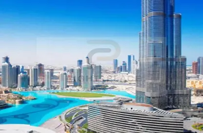 صورة لـ حوض سباحة شقة - غرفة نوم - 2 حمامات للبيع في ذا سينترال داون تاون - ارجان - دبي ، صورة رقم 1