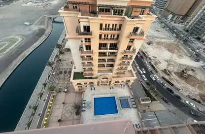 شقة - 2 غرف نوم - 2 حمامات للايجار في البرج الأسباني - مدينة دبي الرياضية - دبي