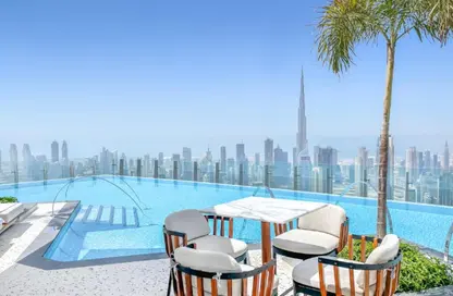 دوبلكس - غرفة نوم - 2 حمامات للايجار في فندق ومساكن إس إل إس دبي - الخليج التجاري - دبي