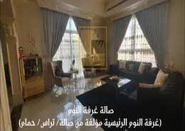 Living Room image for: Villa - 3 Bedrooms - 5 Bathrooms for sale in Al Hooshi Villas - Hoshi - Al Badie - Sharjah, Image 1