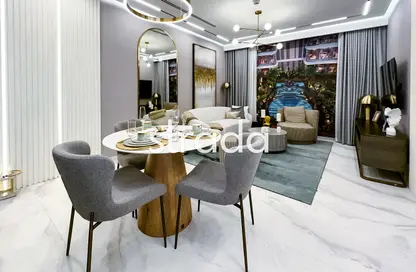 Living / Dining Room image for: Apartment - 1 Bedroom - 1 Bathroom for sale in 48 Parkside - Arjan - Dubai, Image 1