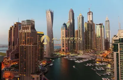Apartment - 1 Bedroom - 2 Bathrooms for rent in Blakely Tower - Park Island - Dubai Marina - Dubai