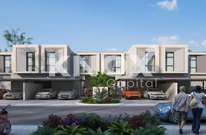 Outdoor House image for: Townhouse - 3 Bedrooms - 4 Bathrooms for sale in Murooj Al Furjan - Al Furjan - Dubai, Image 1