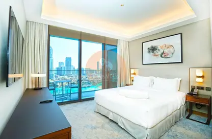 Room / Bedroom image for: Apartment - 3 Bedrooms - 3 Bathrooms for rent in The Address Residences Dubai Opera - Downtown Dubai - Dubai, Image 1