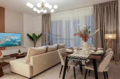 Living / Dining Room image for: Apartment - 1 Bedroom - 2 Bathrooms for sale in La Vie - Jumeirah Beach Residence - Dubai, Image 1