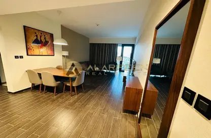 Living / Dining Room image for: Apartment - 2 Bedrooms - 2 Bathrooms for rent in MILANO by Giovanni Botique Suites - Jumeirah Village Circle - Dubai, Image 1