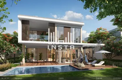 Outdoor House image for: Villa - 4 Bedrooms - 5 Bathrooms for sale in Harmony - Tilal Al Ghaf - Dubai, Image 1