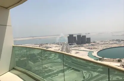 Balcony image for: Apartment - 1 Bedroom - 2 Bathrooms for rent in Beach Towers - Shams Abu Dhabi - Al Reem Island - Abu Dhabi, Image 1
