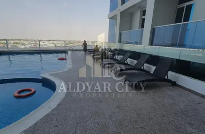 Apartment - Studio - 1 Bathroom for rent in Al Rashidiya Towers - Ajman Downtown - Ajman
