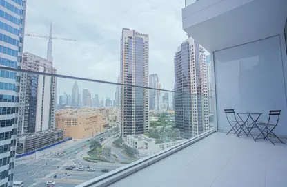 شقة - 1 حمام للايجار في ماركيز سكوير تاور - الخليج التجاري - دبي