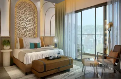 Room / Bedroom image for: Townhouse - 4 Bedrooms - 5 Bathrooms for sale in Morocco Phase 2 - Damac Lagoons - Dubai, Image 1