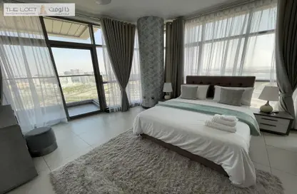 Room / Bedroom image for: Apartment - 1 Bedroom - 2 Bathrooms for rent in AD One Tower - Capital Centre - Abu Dhabi, Image 1