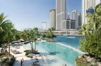 Pool image for: Apartment - 1 Bedroom - 1 Bathroom for sale in Grove - Creek Beach - Dubai Creek Harbour (The Lagoons) - Dubai, Image 1