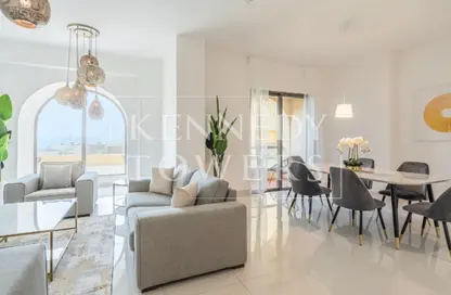 Apartment - 3 Bedrooms - 4 Bathrooms for rent in Rimal 6 - Rimal - Jumeirah Beach Residence - Dubai