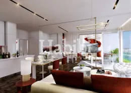 Living Room image for: Apartment - 1 Bedroom - 1 Bathroom for sale in Safa Two - Business Bay - Dubai, Image 1
