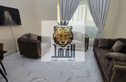 Apartment - 1 Bedroom - 2 Bathrooms for rent in Oasis Tower - Al Rashidiya 1 - Al Rashidiya - Ajman