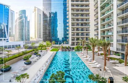 Pool image for: Apartment - 1 Bedroom - 1 Bathroom for rent in Zada Tower - Business Bay - Dubai, Image 1