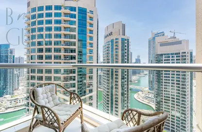 Balcony image for: Apartment - 2 Bedrooms - 3 Bathrooms for rent in Blakely Tower - Park Island - Dubai Marina - Dubai, Image 1