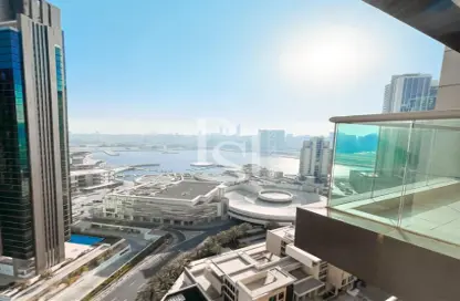 Balcony image for: Apartment - 1 Bedroom - 1 Bathroom for sale in Marina Blue Tower - Marina Square - Al Reem Island - Abu Dhabi, Image 1