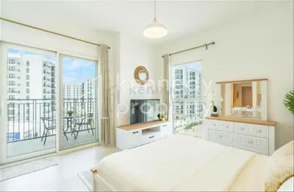 Apartment - Studio - 1 Bathroom for rent in Waters Edge - Yas Island - Abu Dhabi
