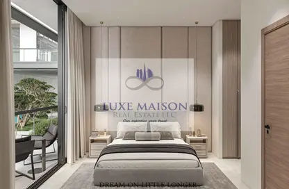 Room / Bedroom image for: Apartment - 1 Bedroom - 2 Bathrooms for sale in Olivia Residences - Dubai Investment Park - Dubai, Image 1
