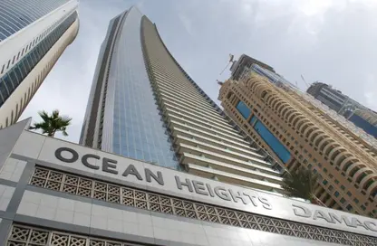 Apartment - 3 Bedrooms - 4 Bathrooms for rent in Ocean Heights - Dubai Marina - Dubai