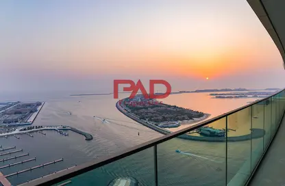 Apartment - 3 Bedrooms - 4 Bathrooms for rent in Beach Vista - EMAAR Beachfront - Dubai Harbour - Dubai