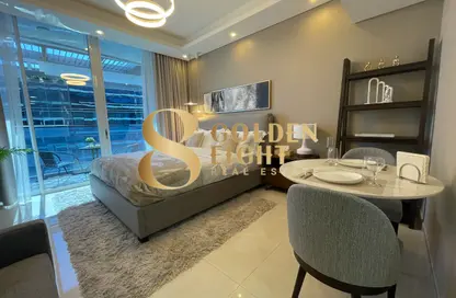 Apartment - Studio - 1 Bathroom for rent in Waves Tower - Business Bay - Dubai