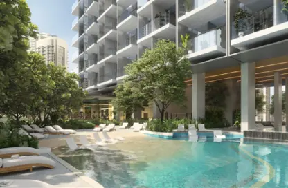 صورة لـ حوض سباحة شقة - 1 حمام للبيع في روف هوم داون تاون - دبي وسط المدينة - دبي ، صورة رقم 1