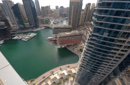 Water View image for: Apartment - 1 Bedroom - 2 Bathrooms for rent in Central Tower - Bay Central - Dubai Marina - Dubai, Image 1