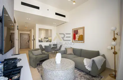 Living Room image for: Apartment - 1 Bedroom - 2 Bathrooms for rent in Binghatti Nova - Jumeirah Village Circle - Dubai, Image 1