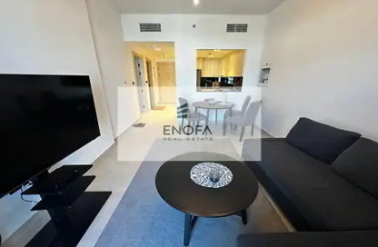 Living / Dining Room image for: Apartment - 1 Bedroom - 1 Bathroom for rent in Binghatti Jasmine - Jumeirah Village Circle - Dubai, Image 1