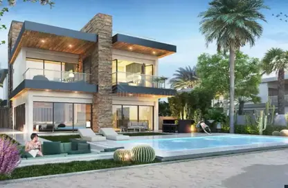 Townhouse - 4 Bedrooms - 5 Bathrooms for sale in Costa Brava 2 - Costa Brava at DAMAC Lagoons - Damac Lagoons - Dubai