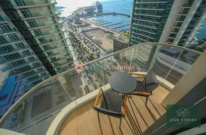 Apartment - 1 Bedroom - 1 Bathroom for rent in Marina Vista - EMAAR Beachfront - Dubai Harbour - Dubai