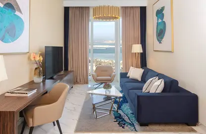 النزل و الشقق الفندقية - غرفة نوم - 2 حمامات للايجار في فندق وأجنحة أفاني بالم فيو - مدينة دبي الإعلامية - دبي