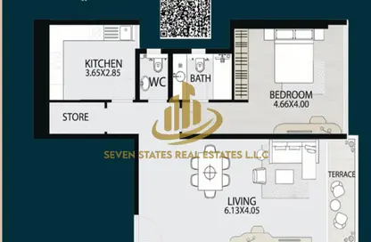 شقة - غرفة نوم - 2 حمامات للبيع في مساكن كورنيش عجمان - طريق كورنيش عجمان - عجمان