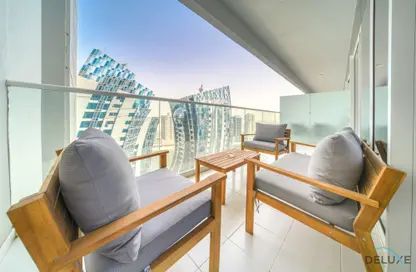 Terrace image for: Apartment - 1 Bedroom - 1 Bathroom for rent in Vera Residences - Business Bay - Dubai, Image 1