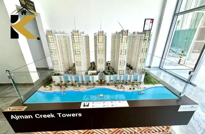Apartment - 1 Bedroom - 2 Bathrooms for sale in Ajman Creek Towers - Al Rashidiya 1 - Al Rashidiya - Ajman