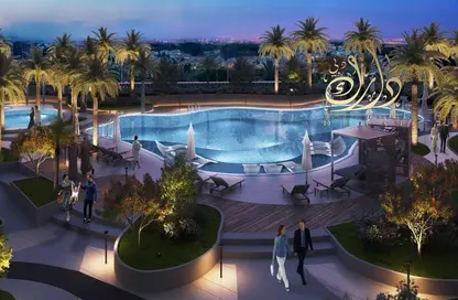 صورة لـ حوض سباحة شقة - غرفة نوم - 2 حمامات للبيع في جنات - وسط المدينة - مدينة دبي للإنتاج (اي ام بي زد) - دبي ، صورة رقم 1