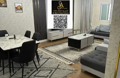 Apartment - 2 Bedrooms - 2 Bathrooms for rent in Orient Tower 1 - Orient Towers - Al Bustan - Ajman