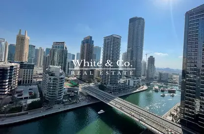 شقة - 2 غرف نوم - 3 حمامات للايجار في رصيف المينا - مارينا وارف - دبي مارينا - دبي