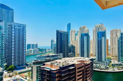 Apartment - 1 Bedroom - 2 Bathrooms for rent in Marina Sail - Dubai Marina - Dubai