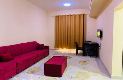 Living Room image for: Apartment - 1 Bedroom - 2 Bathrooms for rent in Al Rawda - Ajman, Image 1